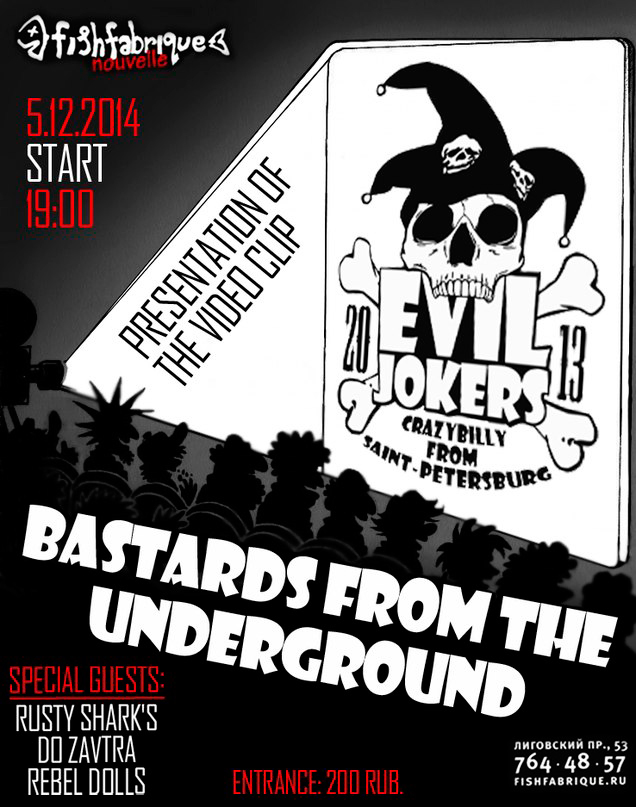 5  2014 -  Evil Jokers   «Fish Fabrique Nouvelle»  -