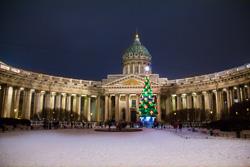 Новый год в Санкт-Петербурге - фото елок