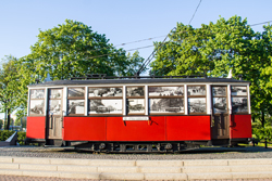 Блокадный трамвай в Санкт-Петербурге