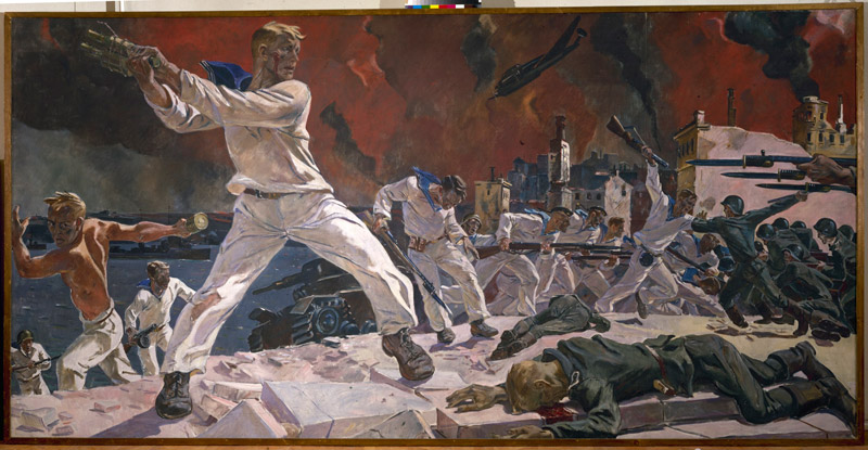 23 апреля 2015 - выставке «Идет война народная 1941-1945» в Русском музее в Санкт-Петербурге